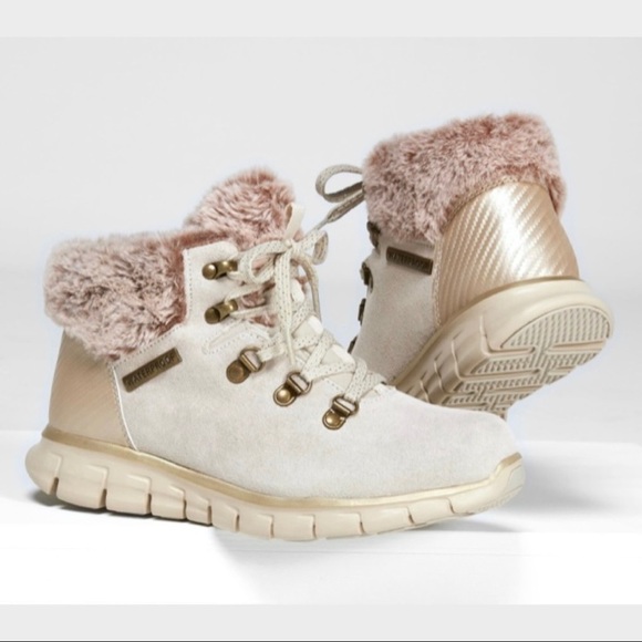 NIB Skechers Cold Catcher Faux Fur Cuff Snow Boot - Picture 4 of 13